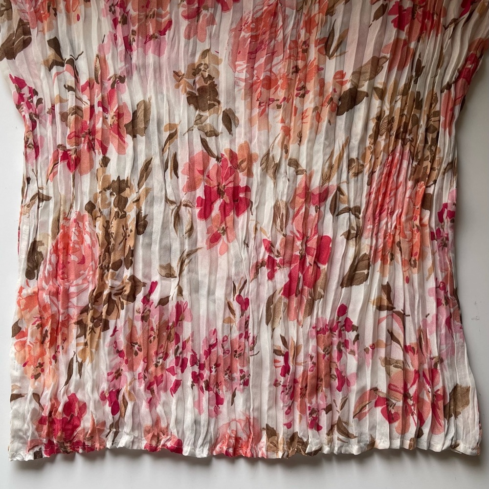 Notations Women's Floral Top - Size 2X - Picture 7 of 9